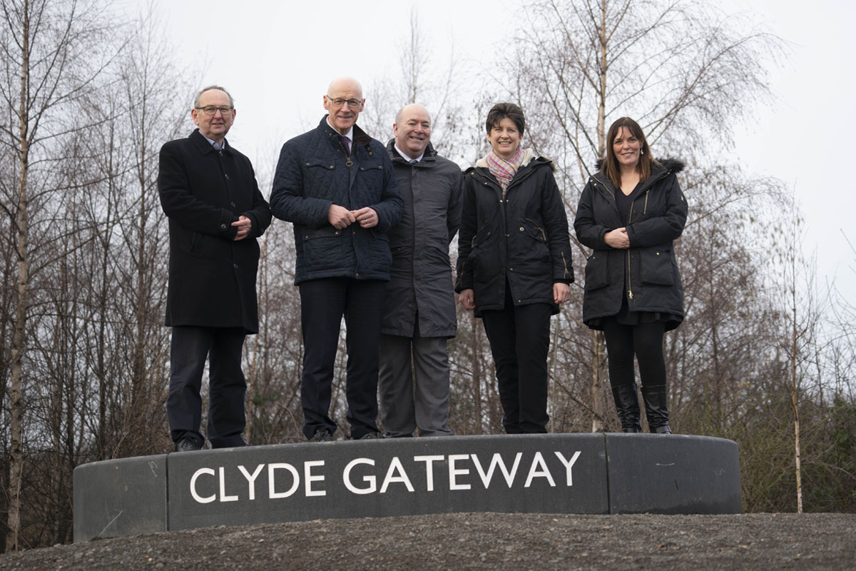 Deputy First Minister opens Clyde Gateway’s £3m Cuningar Loop park