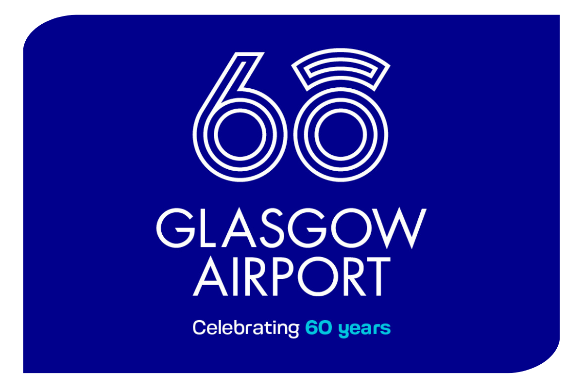 Glasgow Airport 60th Anniversary Logo